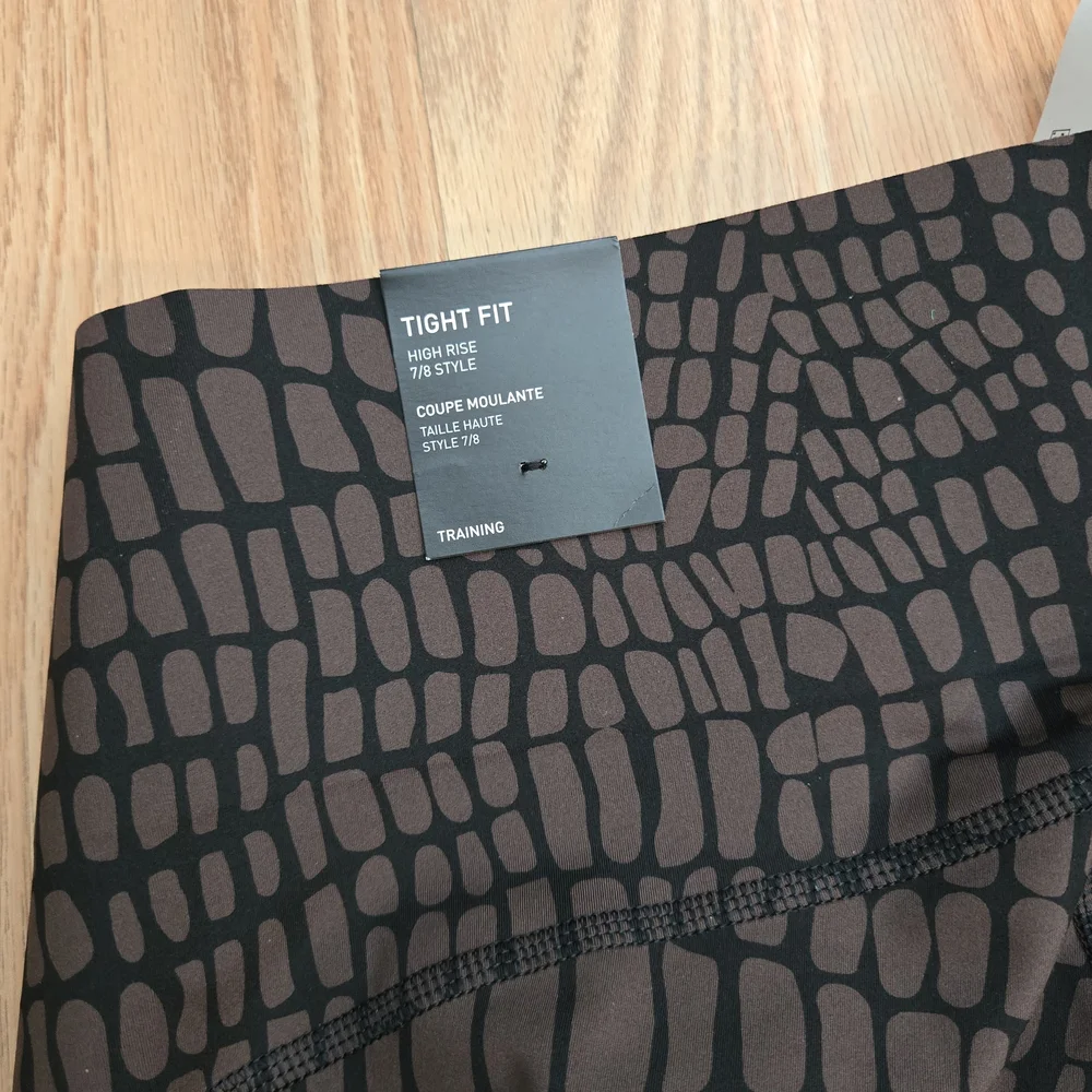 Adidas Brown Patterned Leggings - Picture 4 of 5